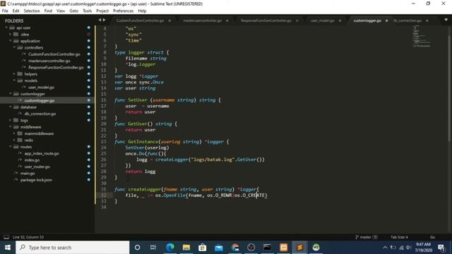 Golang Rest Api  framework Echo,  Gorm dan Mysql