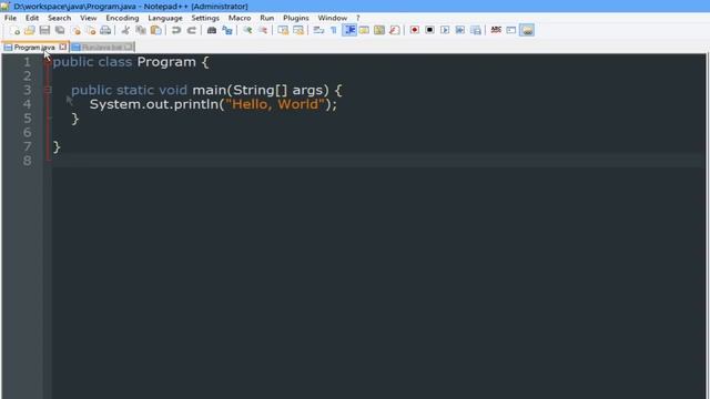 Using Notepad++ to Compile and Run Java Programs смотреть онлайн