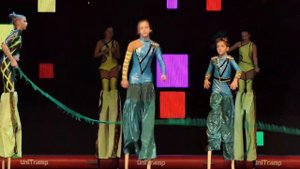 Народный эстрадно-цирковой ансамбль "Романтики" Цирковой номер - "Ходули"