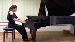 Степанян Ольга Эрнестовна,ГБУДО ДМШ им.Б.В.Асафьева,Москва,И.С.Бах,прелюдия и фуга d-moll,ХТК…