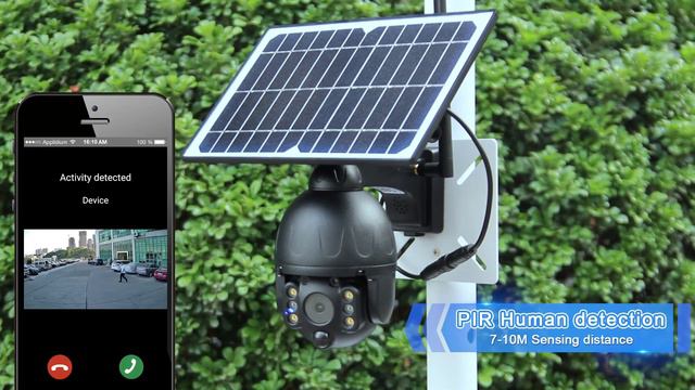 Outdoor Solar Camera 4G SIM / WIFI Wireless Security Detachable Solar Cam Battery Video Surveillanc смотреть онлайн