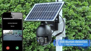 Outdoor Solar Camera 4G SIM / WIFI Wireless Security Detachable Solar Cam Battery Video Surveillanc