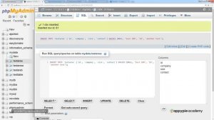 Learn PHPmyAdmin MySQL database: Lesson 09