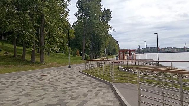 Череповец прогулка по новой Александровской набережной
