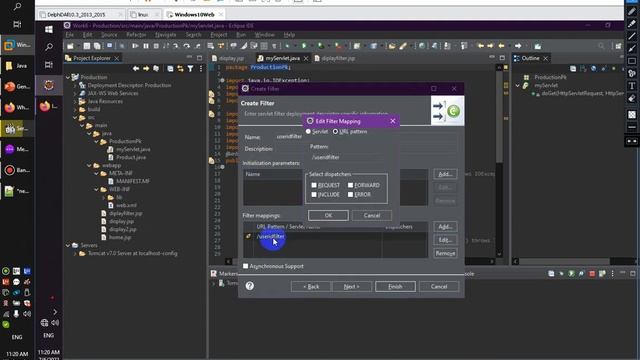 JSP Eclipse Servlet Filter شرح смотреть онлайн