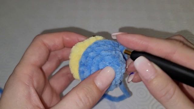 Китёнок крючком из плюшевой пряжи ♡ За 20 минут♡ Подробный мастер-класс ♡