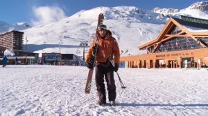 Урок 3 - Обучение как носить горные лыжи