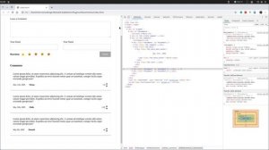 PRT2. Webdev: Coding a commenting system with vanilla JavaScript. HDComments