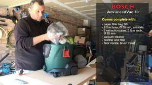 Bosch Advancedvac 20 unboxing