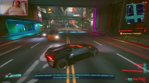Cyber Punk 2077 #38: Тест транспортных средств на скорость.mkv
