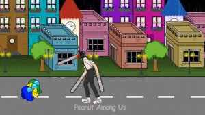 어몽어스  Among Us VS Chainsaw Man | Peanut Among Us Zombie Animation Funny