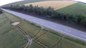 КРУГИ НА ПОЛЯХ. Россия, Республика Адыгея, село Дондуковское. Найден 7 июня 2015 года.