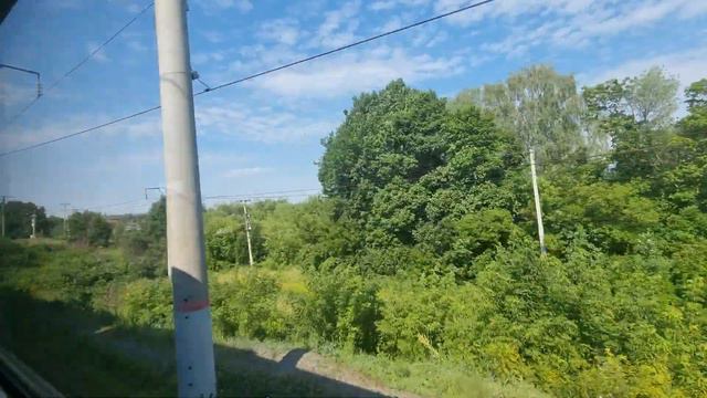 Ртищевское направление. Участок от ст. Кривозеровка до пл. 254 км. Поездка на электропоезде ЭР9Т-73 смотреть онлайн