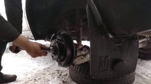 Установка задней ступицы на Москвич 2141