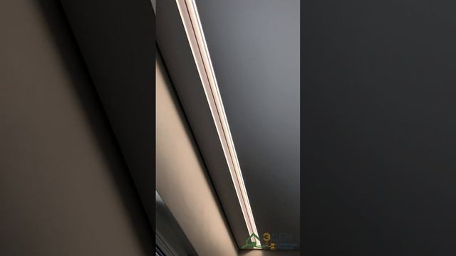 Натяжной потолок со скрытым карнизом Lumfer и подсветкой смотреть онлайн