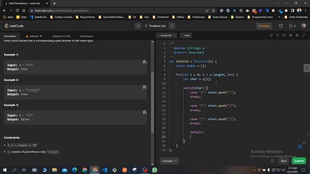 20. Valid Parentheses - Leetcode - JavaScript - Bangla - by Abu Saleh Faysal смотреть онлайн