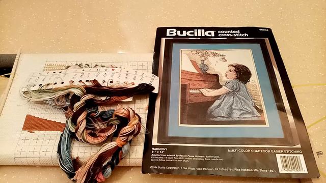 Как я разбирала нитки Bucilla. Первые впечатления о наборе. смотреть онлайн