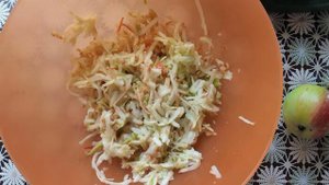 Оладьи из кабачков и яблок