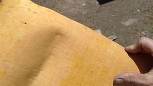 Харюзовка из бересты под рыбу.