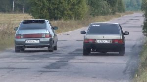 Заезд ВАЗ 2109 vs ВАЗ 2112