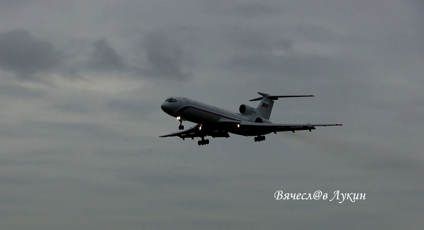 Тренировочный полёт Ту-154М RA-85123