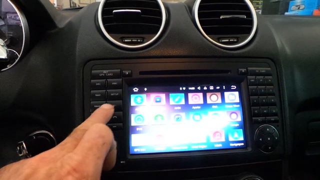 Mercedes ML 320 Android oem multimedya navi ön ve geri görüş kamera uygulaması смотреть онлайн