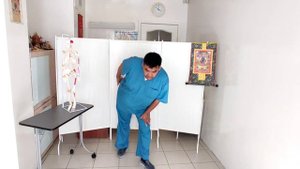 Как расслабить Грушевидную мышцу? Не сгибая коленные суставы