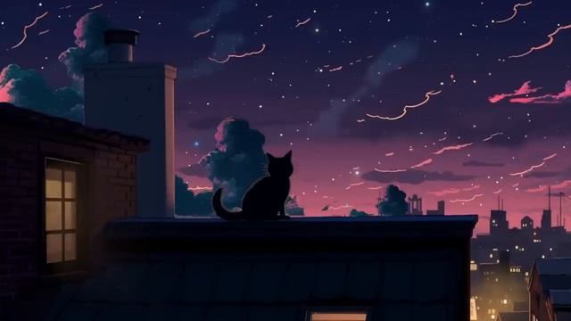 Lofi cat midnight смотреть онлайн