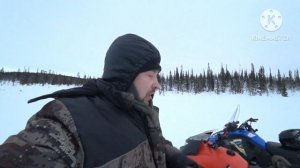 На снегоходах Ирбис сф150 и Стелс Капитан пробиваемся на избу