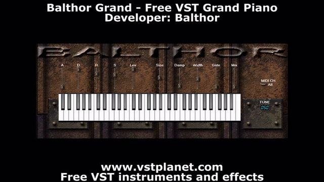 Balthor Grand - Free VST Grand Piano - vstplanet.com