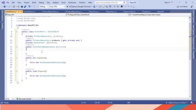 Repository Pattern and Unit of Work Complete implementation in 25 minutes