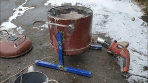 Печь для плавки алюминия. Литьё алюминия в домашних условиях.