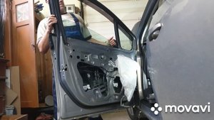 разборка водительской двери на Opel Meriva 2011года
