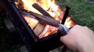 ОЧЕНЬ БЫСТРО  разжечь дрова в МАНГАЛЕ