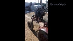 Самодельный трактор с двигателем ZS1100T