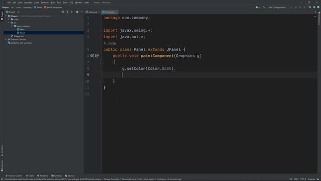 How To DRAW SHAPES on to a PANEL in Java смотреть онлайн