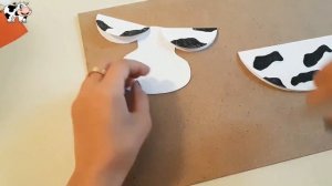 Как сделать аппликацию из цветной бумаги  #DIYpapercraft