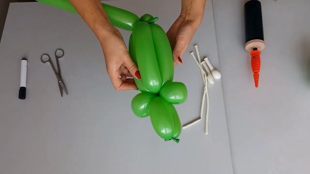 Стрекоза из шаров. Мастер класс. Как сделать. Balloon dragonfly. Balloons. DIY. Hand made. How make