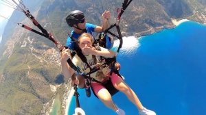 Полет на параплане в Фетхие - Олюдениз, гора Бабадак 2000м.