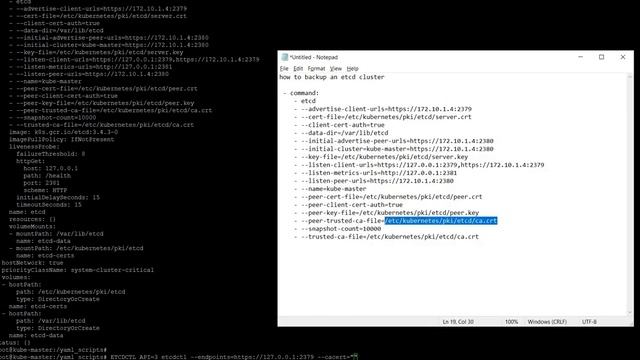 Kubernetes Tutorials | Kubernetes ETCD Backup and Validate and How it works | Cloud learn hub.
