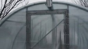 Котёл длительного горения  в теплице.Обогрев теплицы.