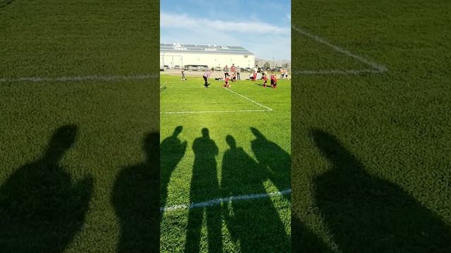 Ziba's first soccer game