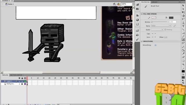1.4.2 "Pretty Scary Update" - Minecraft Speed Art смотреть онлайн