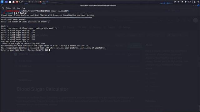 Health Monitoring: Building a Blood Sugar Calculator with Advanced Analysis | Python Scripting