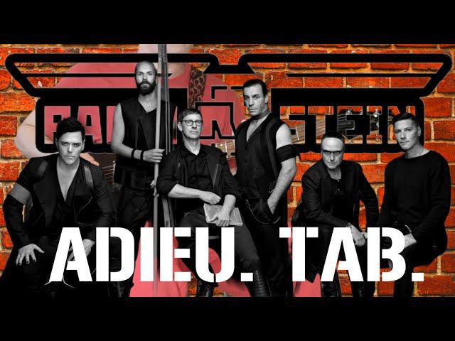 Rammstein - Adieu. TAB. (GUITAR SH!T COVER)