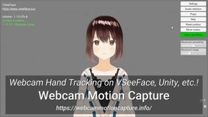 Hand Tracking With Only Webcam on VSeeFace! - VMC Protocol is supported on Webcam Motion Capture