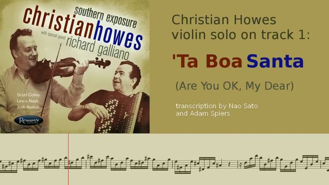 Free Jazz Violin Sheet Music   Latin Jazz violin Solo transcriptions by Christian Howes