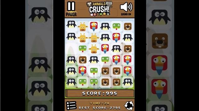 Play Animals Crush Match - Puzzle Game