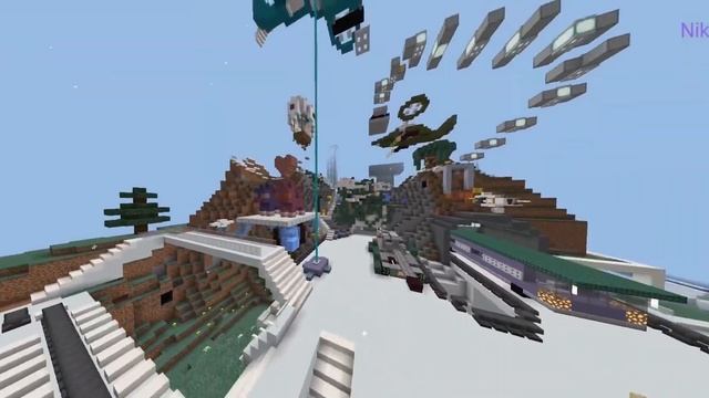 ?САМАЯ КРАСИВАЯ и МАСШТАБНАЯ ПОСТРОЙКА на СЕРВЕРЕ Mc Zone ▶ Minecraft смотреть онлайн