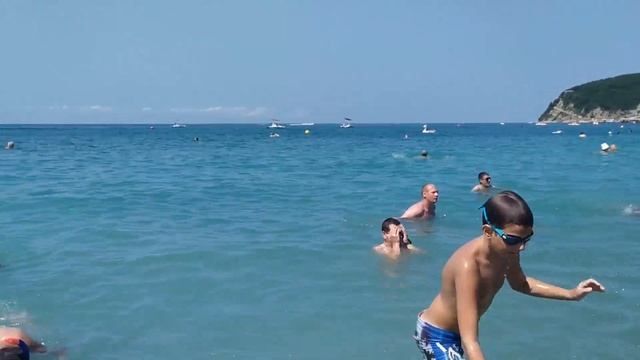 Новомихайловский/Едем на море/Пляж 25 26 июля 2020/Море, погода смотреть онлайн